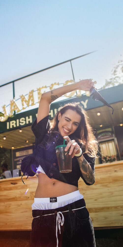 Campanha para Jameson no festival Turá